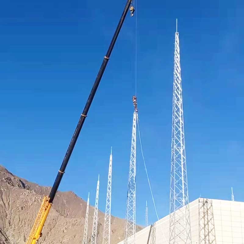 Menara Perlindungan Kilat Bebola Keluli Tahan Karat