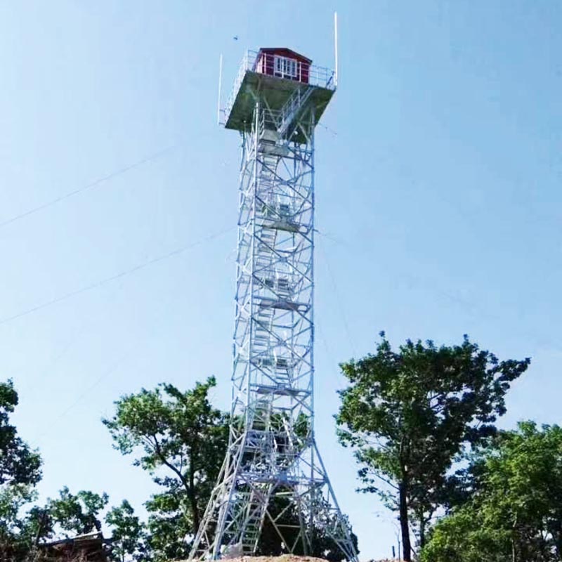 Menara Pemantauan Kawasan Pemandangan Luaran Struktur Keluli