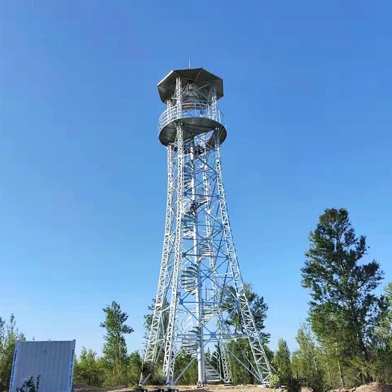 Menara Pemantauan Pencegahan Kebakaran Hutan Padang Rumput Tanah Lembap